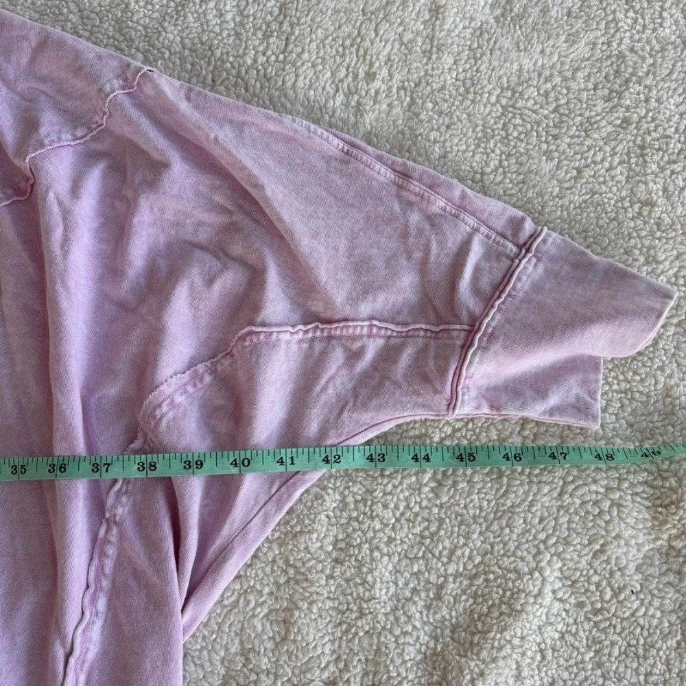 Free People Dusk To Dawn nightgown Women's XL Pink Stonewashed Oversized